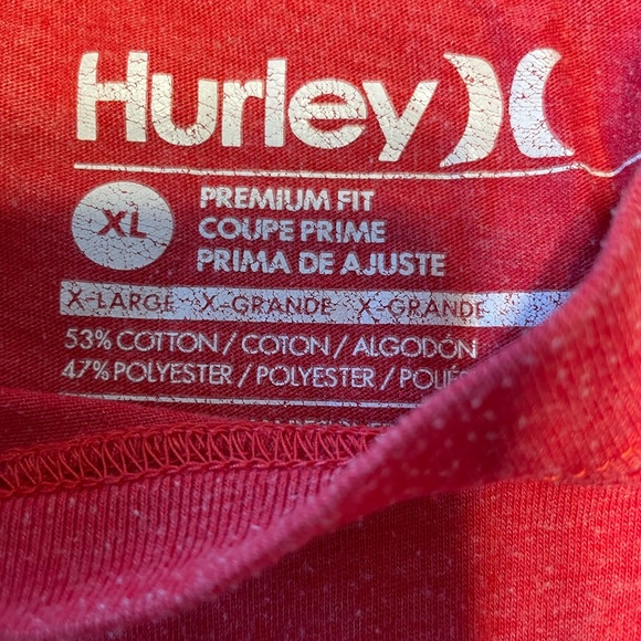 Red Hurley Tshirt, Mens XL - Picture 2 of 2
